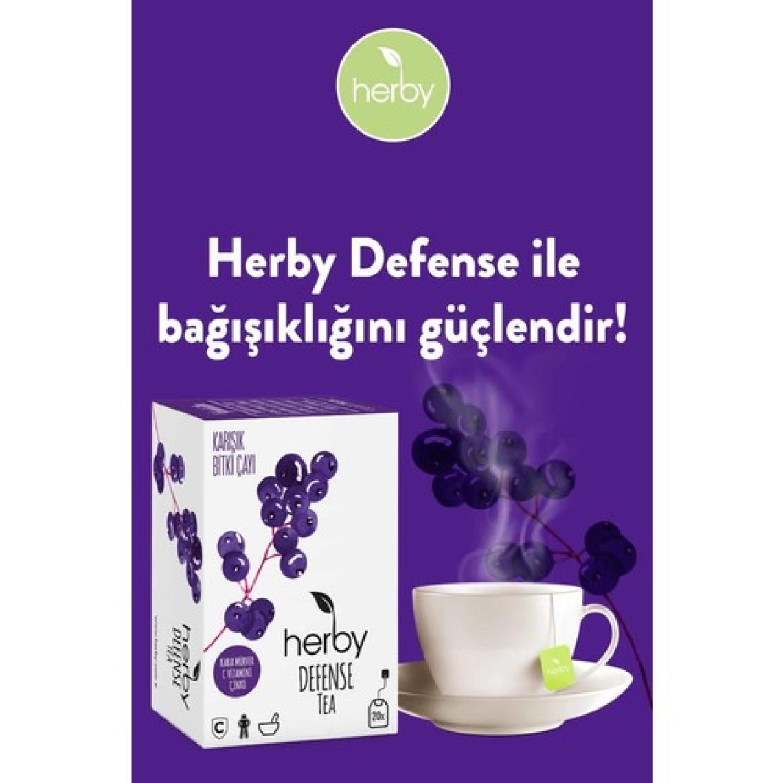 Herby Defense Tea Kara Mürver  Bitki Çayı