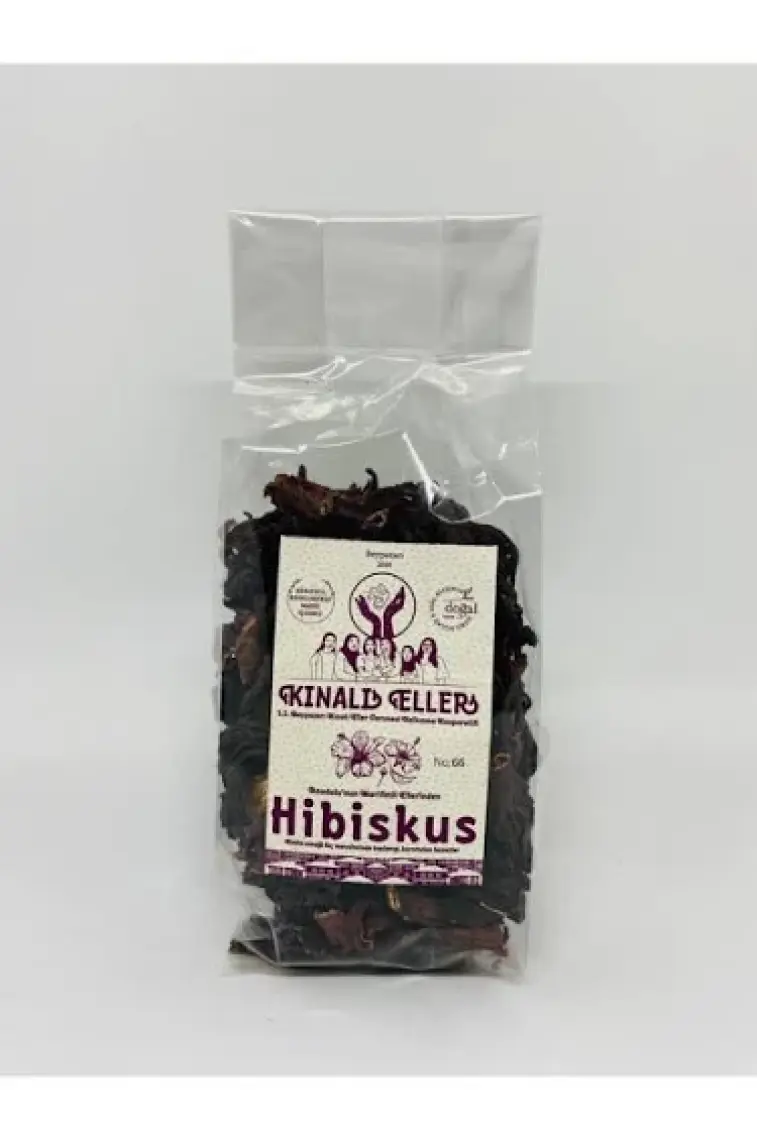 Kınalı Eller Kadın Kooperatifi Beypazarı Doğal Amber Çiçeği Hibiskus Mekke Gülü Nar Çiçeği 80 gr
