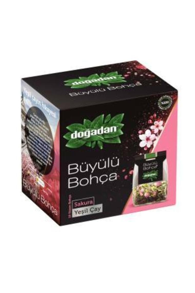 Doğadan Büyülü Bohça Sakura Yeşil Çay 10'lu