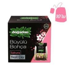 Doğadan Büyülü Bohça Sakura Yeşil Çay 10'lu