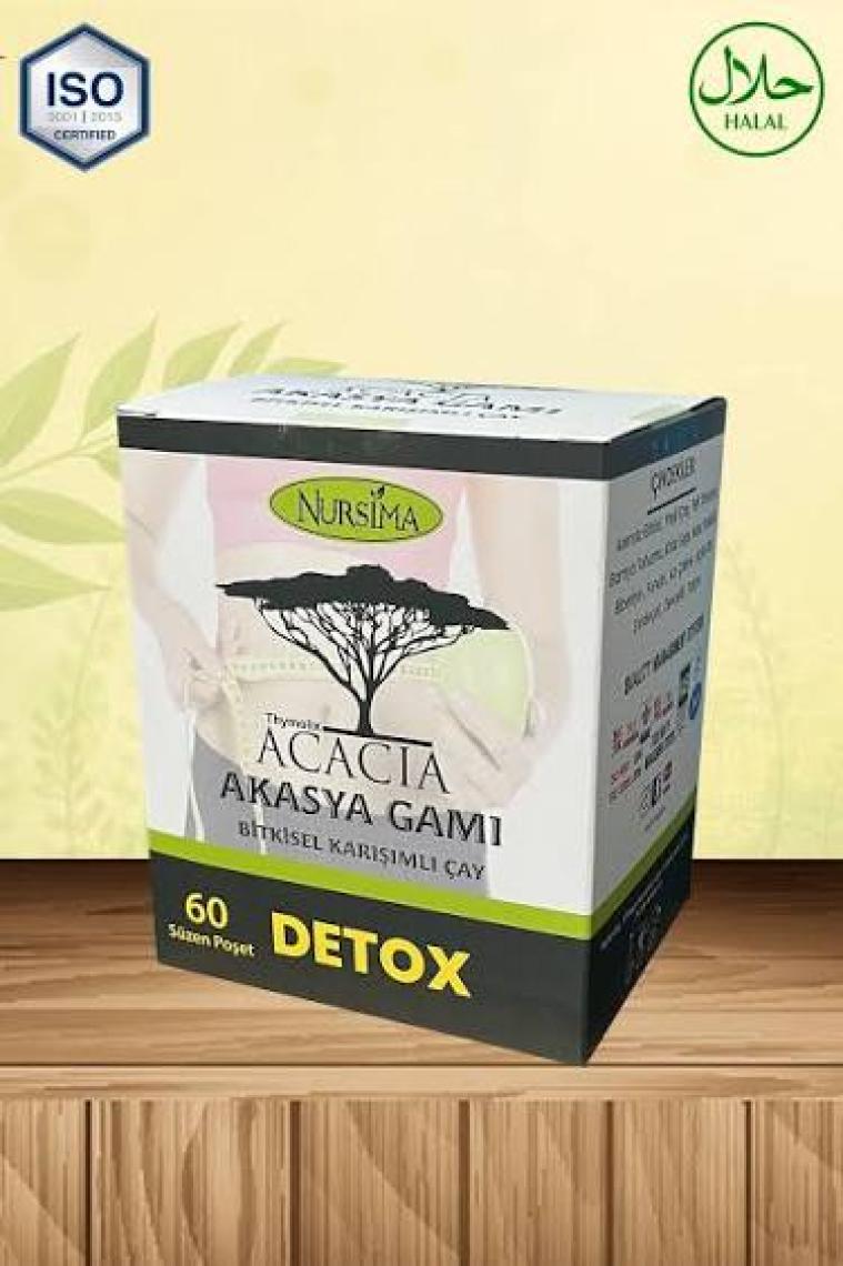 Nursima Acacia Akasya Gamı Detox Çayı 60 Süzen Poşetli