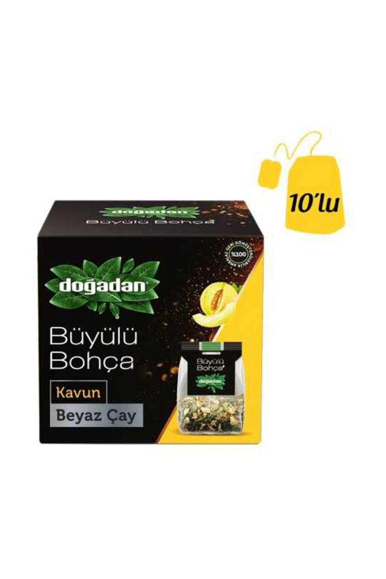 Doğadan Büyülü Bohça Kavunlu Beyaz Çay 10'lu