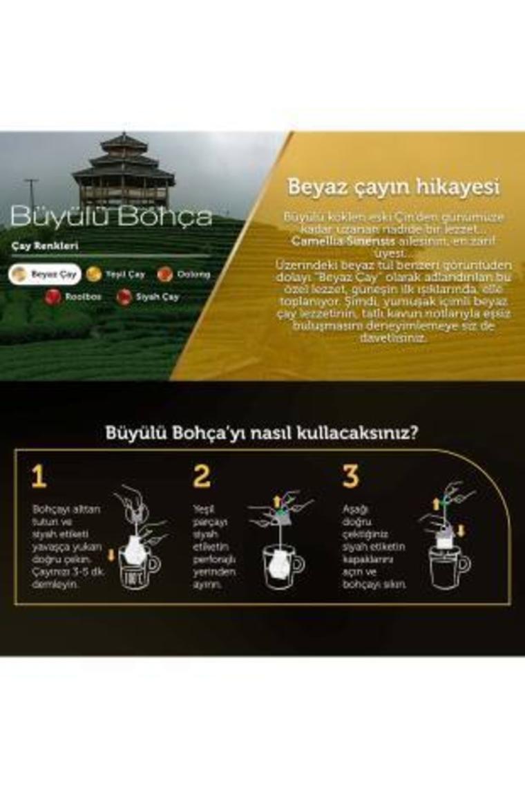 Doğadan Büyülü Bohça Kavunlu Beyaz Çay 10'lu