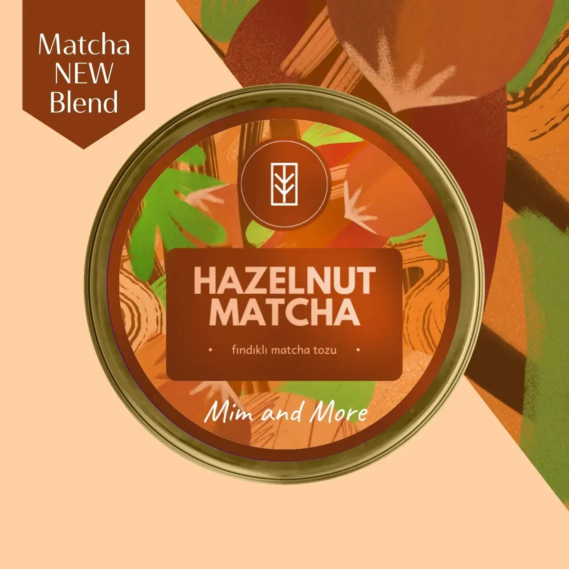 Mim and More Hazelnut Matcha - Fındık Aromalı Matcha, 25 Gr