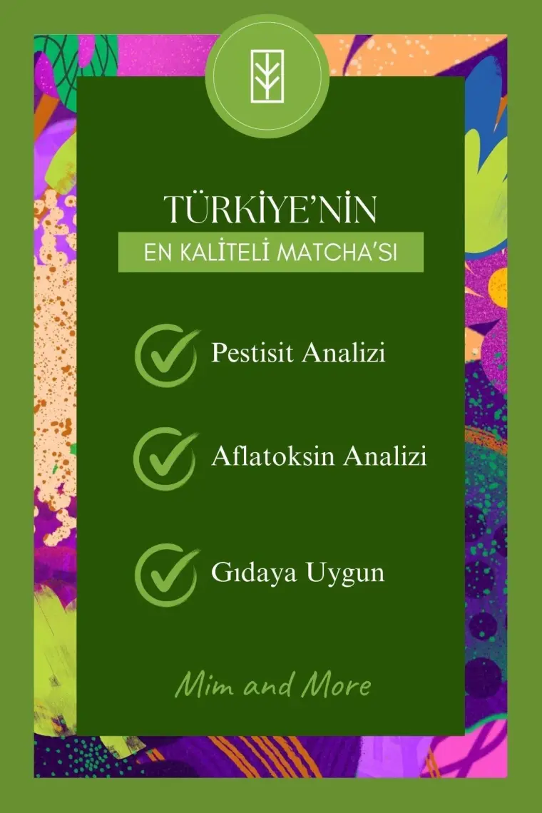 Mim and More Hazelnut Matcha - Fındık Aromalı Matcha, 25 Gr