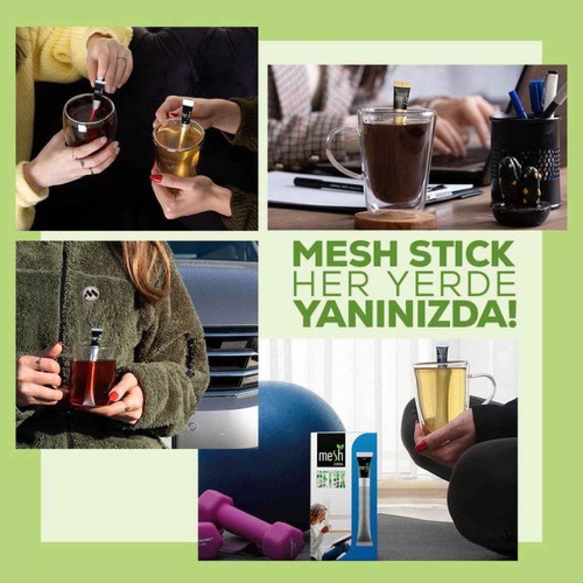 Mesh Stick Zencefil Limon Bitki Çayı 2 Paket Bir Arada