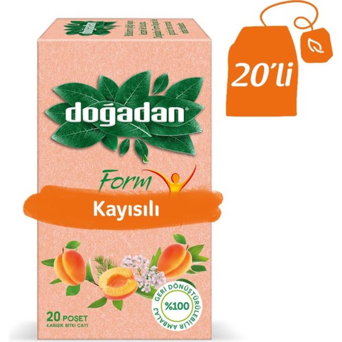 Doğadan Form Kayısılı Bitki Çayı 20'li