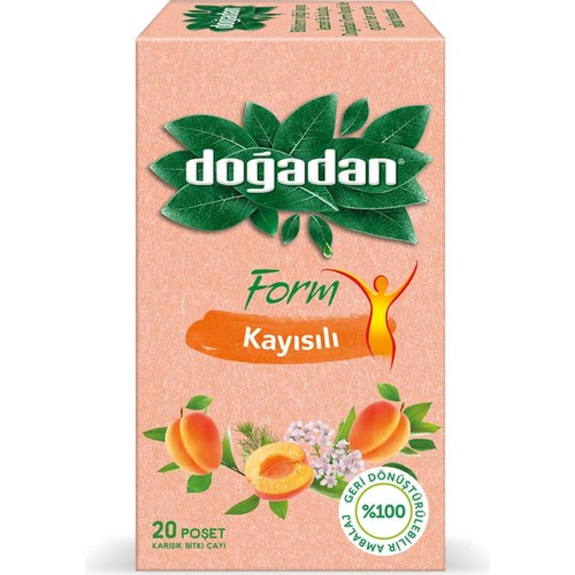 Doğadan Form Kayısılı Bitki Çayı 20'li