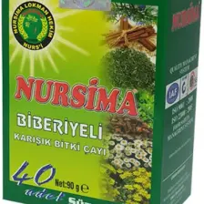 Nursima Biberiyeli Karışık Bitki Çayı 40 Lı Süzen Poşet