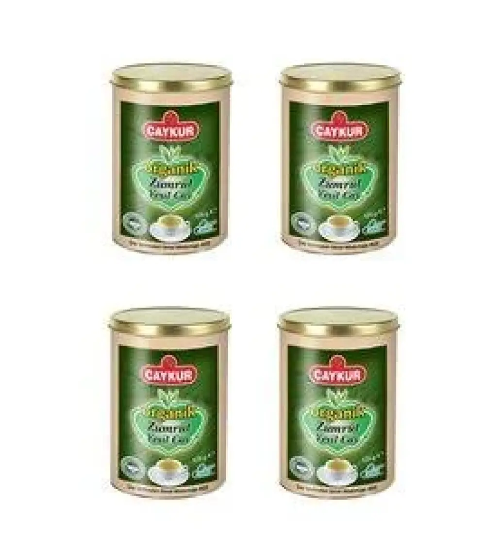 Çaykur Organik Zümrüt Yeşil Çay 125 g - Doğal, Katkı Maddesi İçermeyen, Antioksidan Özellikli ve Ferahlatıcı Lezzet