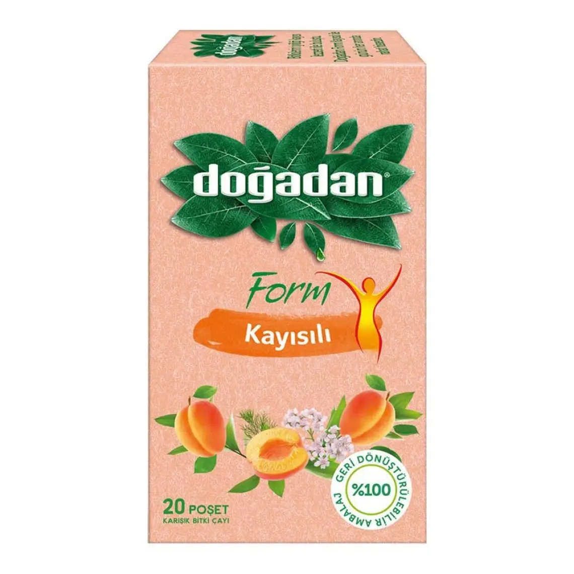 Doğadan Form Kayısılı Karışık Bitki Çayı 36 gr
