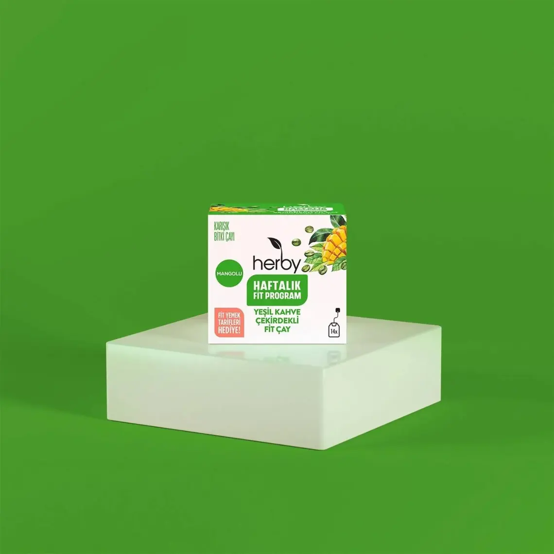 Herby  Yeşil Kahve Çekirdekli Fit Çay