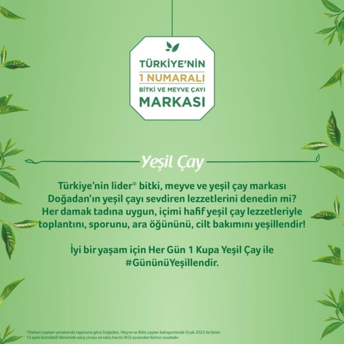 Doğadan Yeşil Çay Sade 20'li