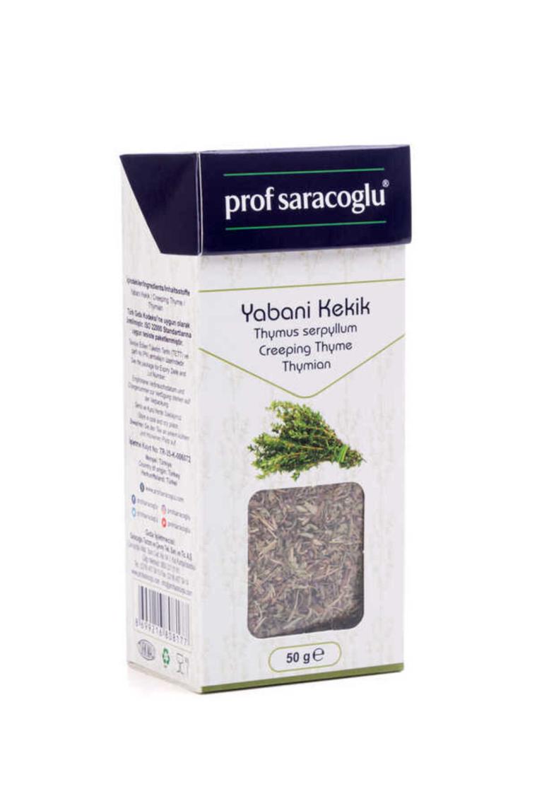 Prof Saraçoğlu Prof Saracoglu Yabani Kekik Doğal Bitki 50 Gr.
