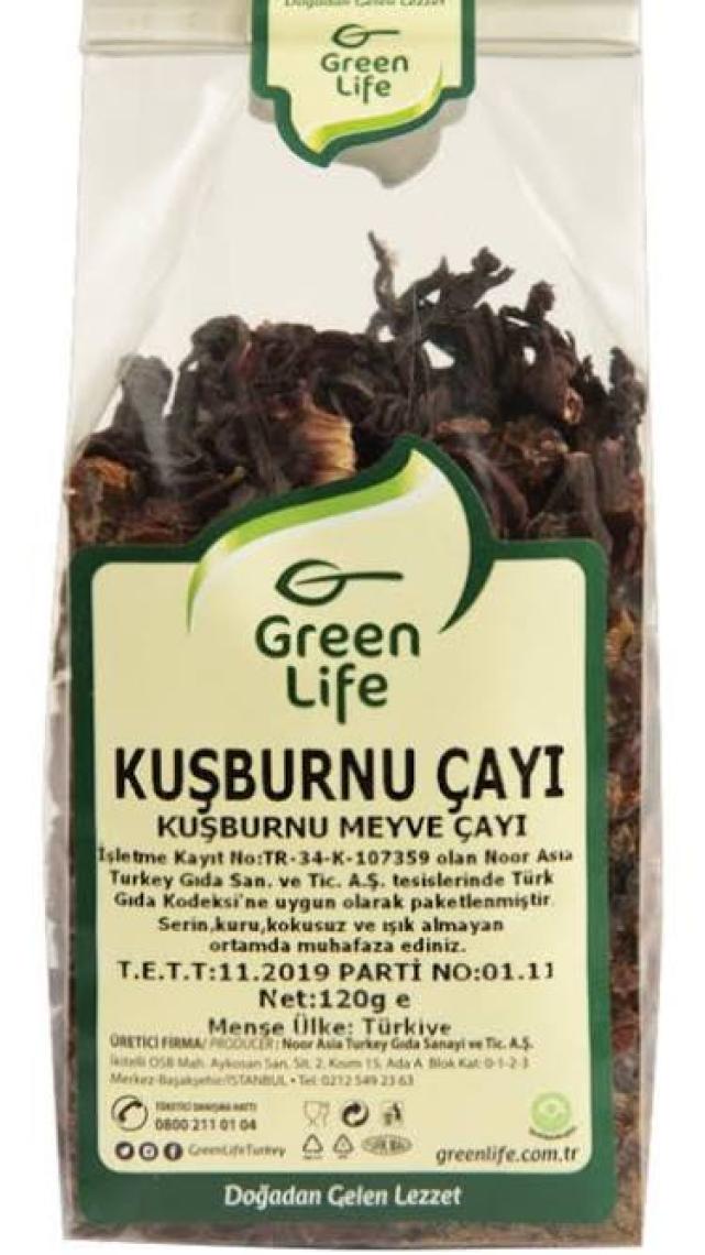 Green Life Kuşburnu Çayı 120 Gr