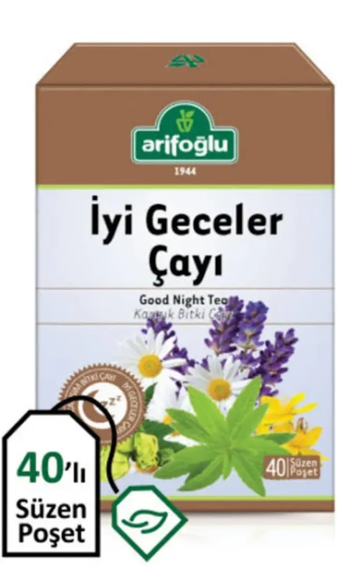 Arifoğlu İyi Geceler Çayı Süzen Poşet (40'lı)
