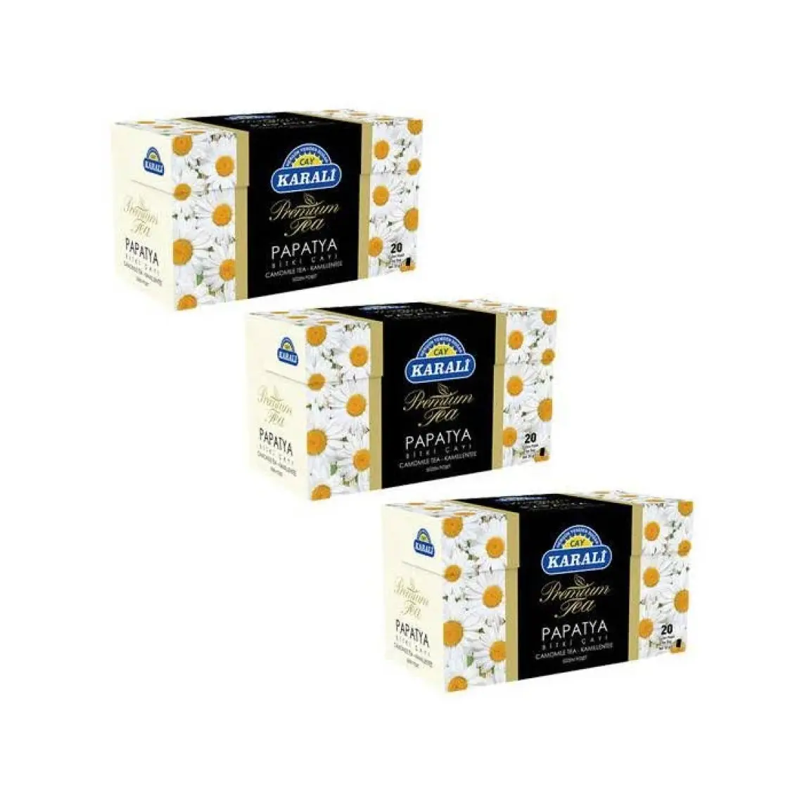 Karali Çay Premium Bardak Poşet Papatya Çayı 20'li