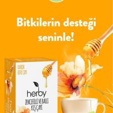 Herby Zencefil Ballı Kış Çayı