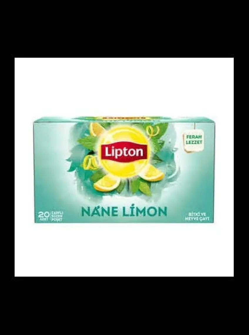 Lipton Bardak Poşet Bitki Ve Meyve Çayı Nane Limon 20'Li