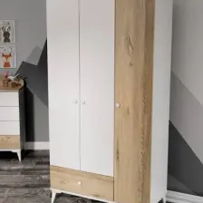 Baby Darling Sansa 3 Kapaklı Dolap Meşe