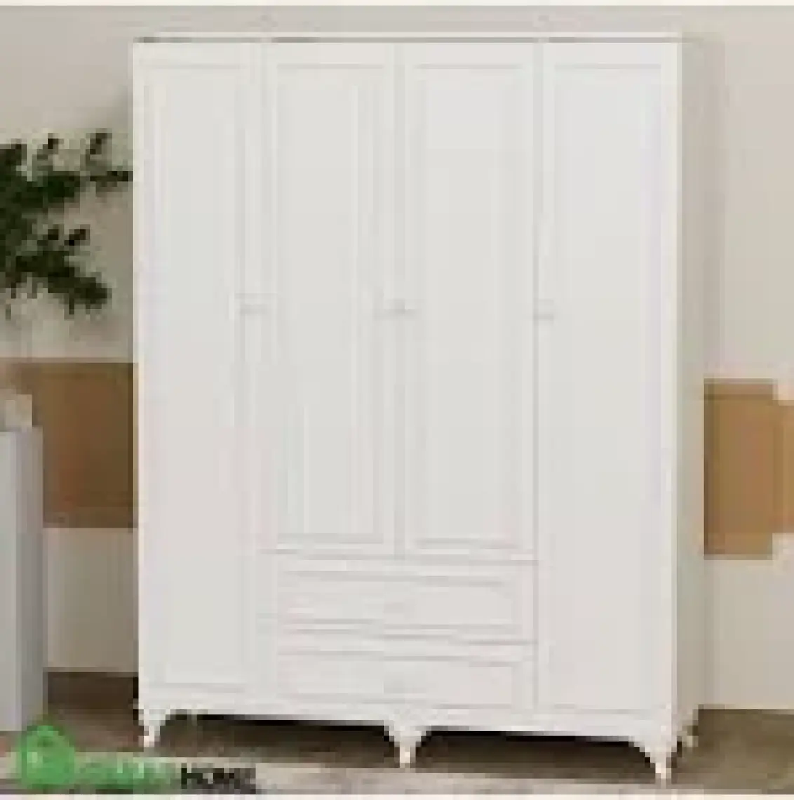 Garaj Home Öykü 4 Kapaklı Dolap