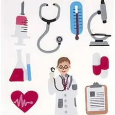 Bubu 3D Eva Sticker Meslekler Doktor ST0046