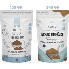 OG natural Organik Keçiboynuzlu Bebek Bisküvisi ve Keçiboynuzlu Bebek Bisküvi tozu seti