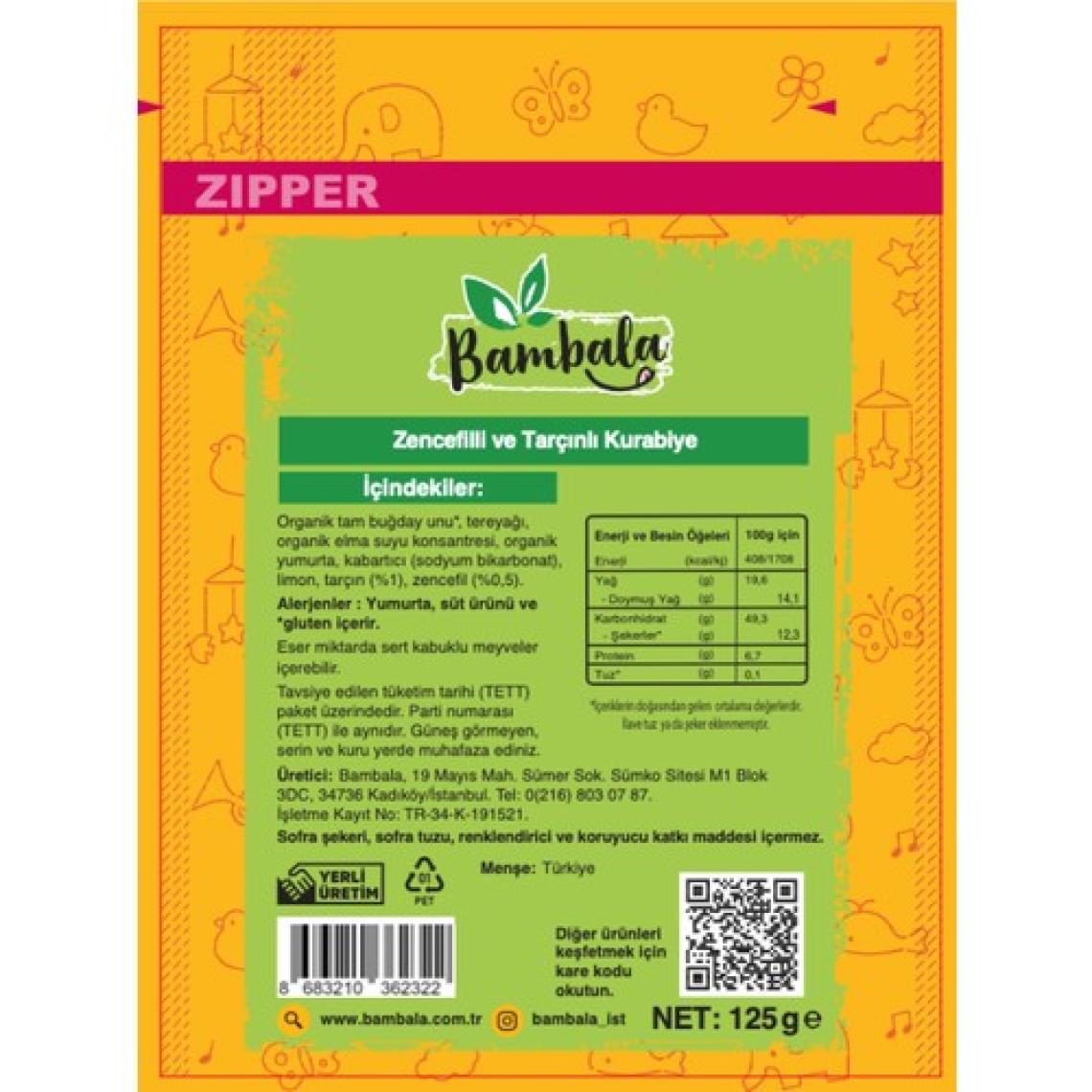 Bambala Zencefilli- Tarçınlı Kurabiye 125 gr