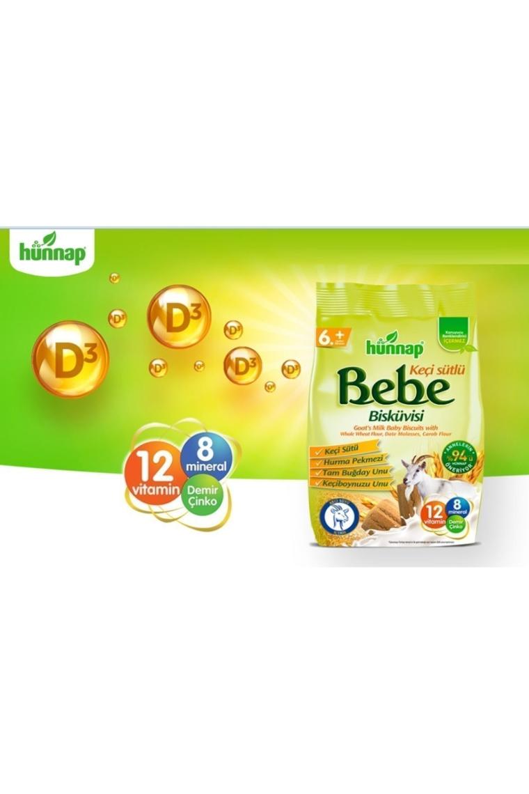 Keçi Sütlü Ve Vitaminli Bebe Bisküvisi 400 gr