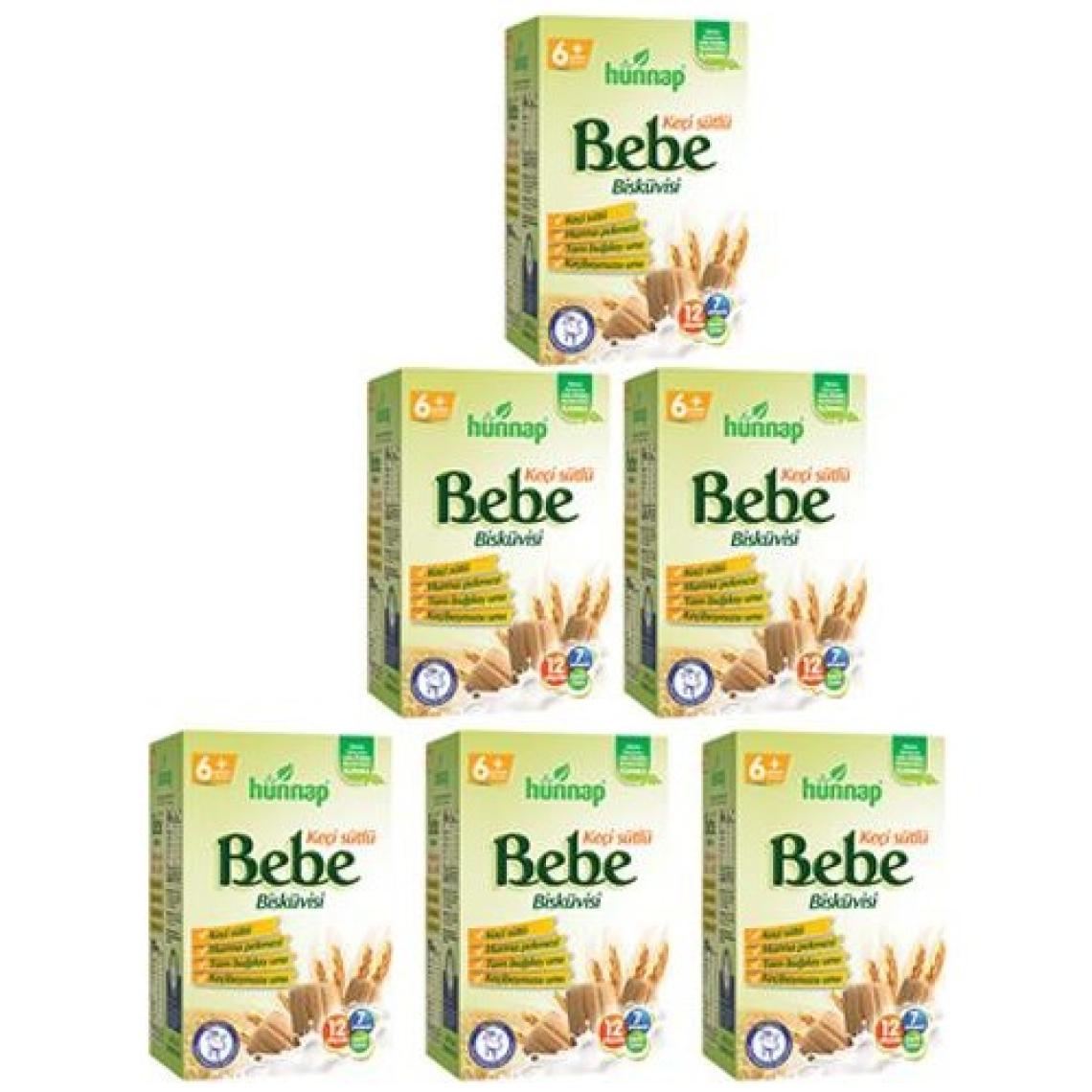 hünnap Keçi Sütlü Bebe Bisküvisi 400 gr - 6'lı