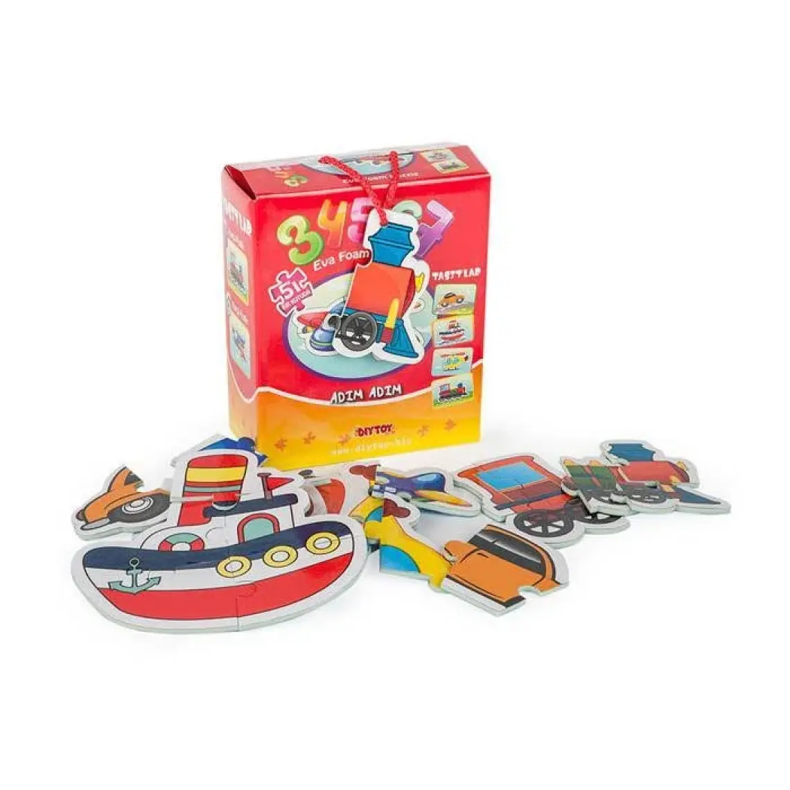 Diytoy Çiftlik Süper Renkli Puzzle (4 Adet Puzzle)