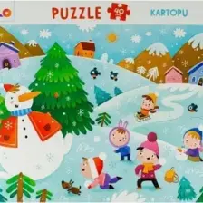 40 Parça Yer Puzzle – Kartopu Temalı
