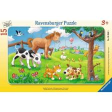 Ravensburger 15 Parça Puzzle Cuddly Friends 060665
