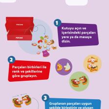Puedo Bebek Puzzle - Hayvanlar