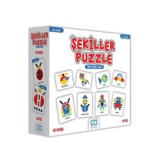 5114 , Şekiller Puzzle / 3 Yaş