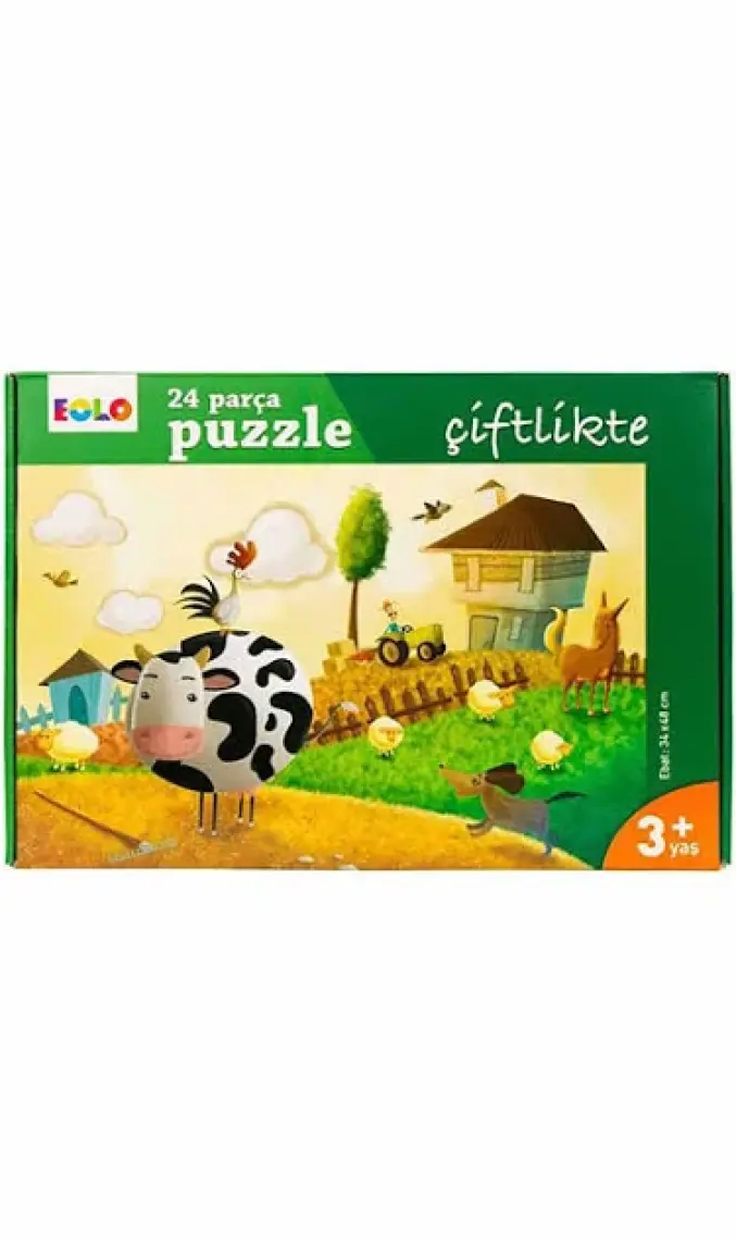 24 Parça Puzzle - Çiftlikte