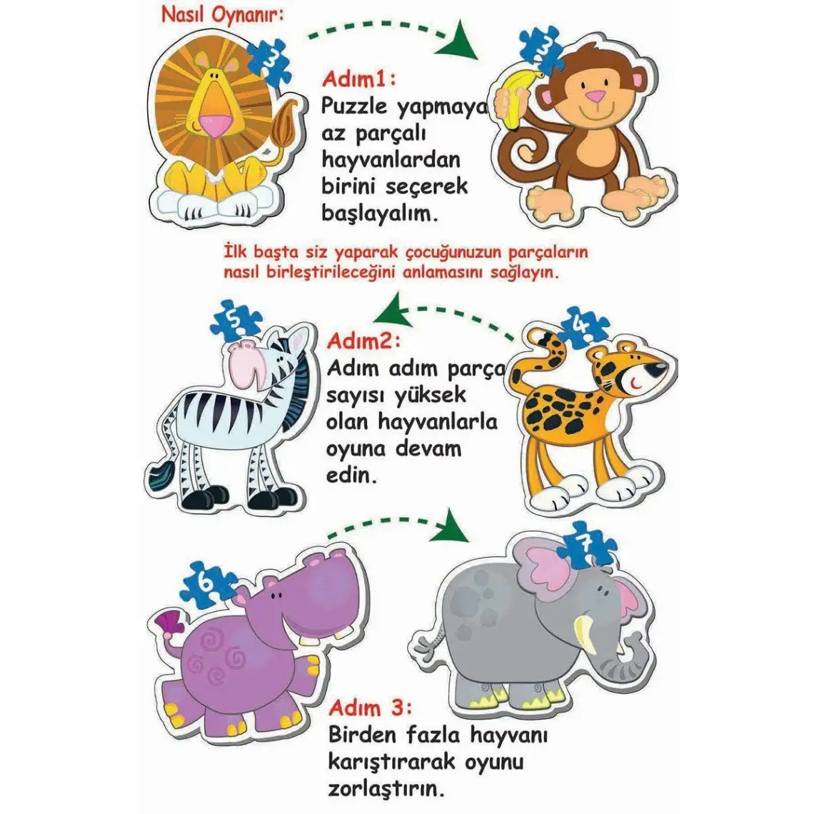 Diytoy Baby Puzzle İlk Hayvanlarım