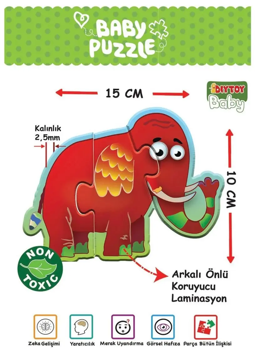 Diytoy Baby Puzzle İlk Hayvanlarım