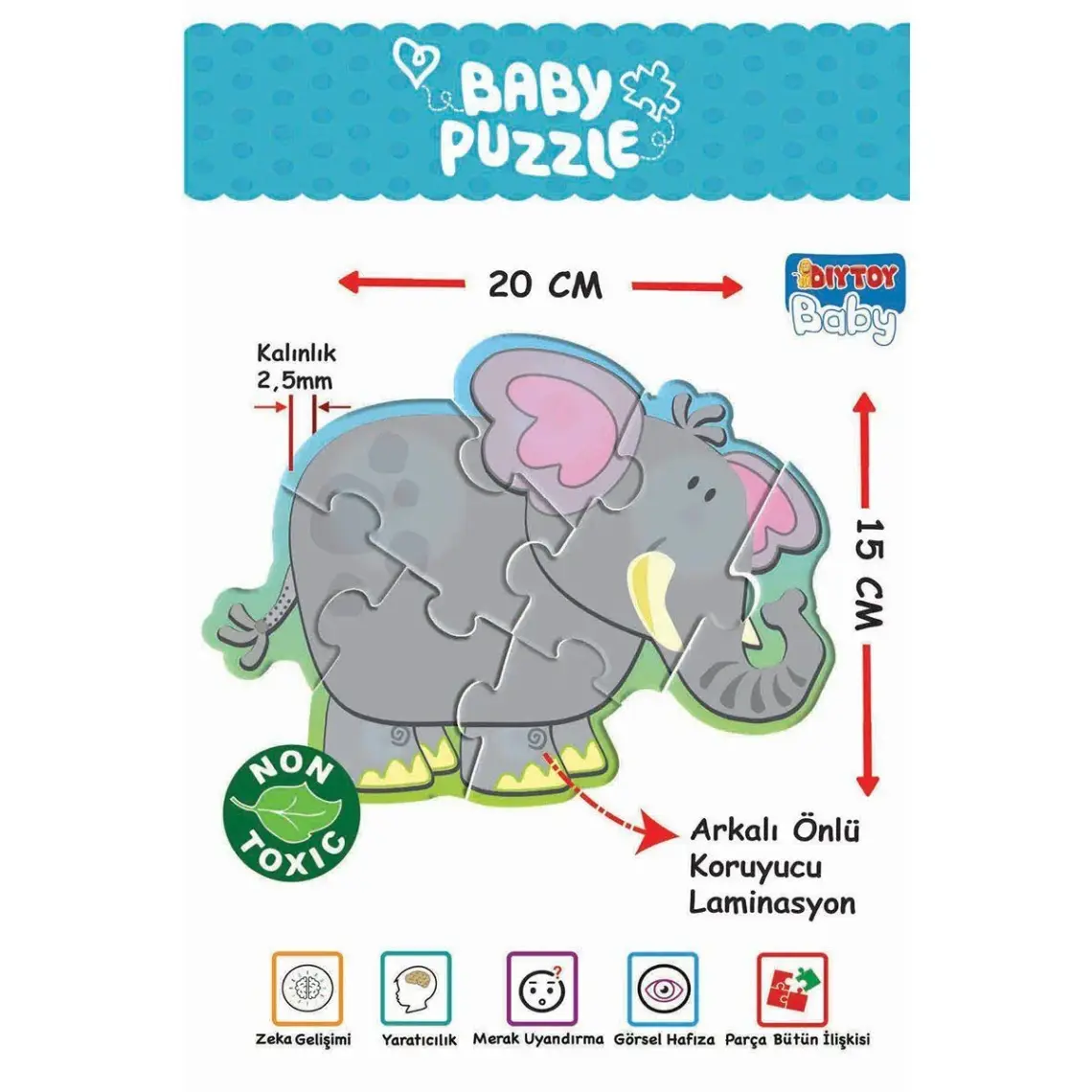 Diytoy Baby Puzzle İlk Hayvanlarım