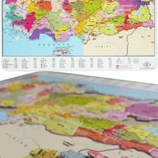 Türkiye Puzzle -81 Parça Türkiye Haritası Puzzle 28x40cm (YAPBOZ TÜRKİYE)