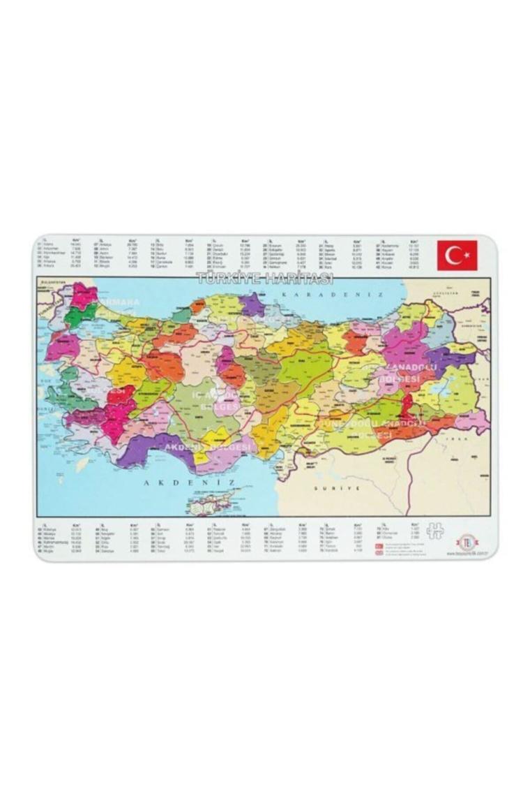 Türkiye Puzzle -81 Parça Türkiye Haritası Puzzle 28x40cm (YAPBOZ TÜRKİYE)