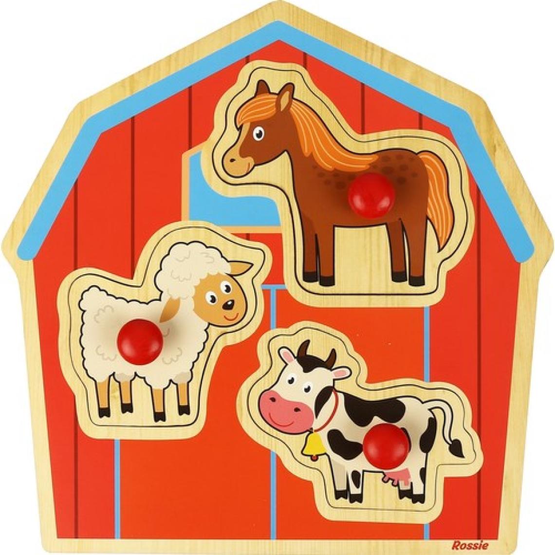 Rossie Ahşap İlk Yapboz Çiftlik