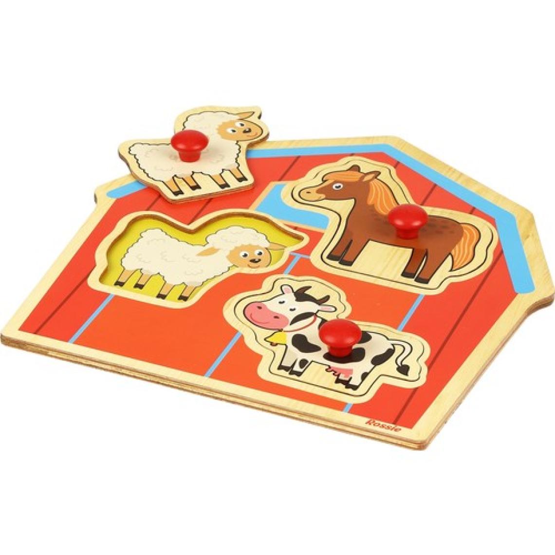 Rossie Ahşap İlk Yapboz Çiftlik