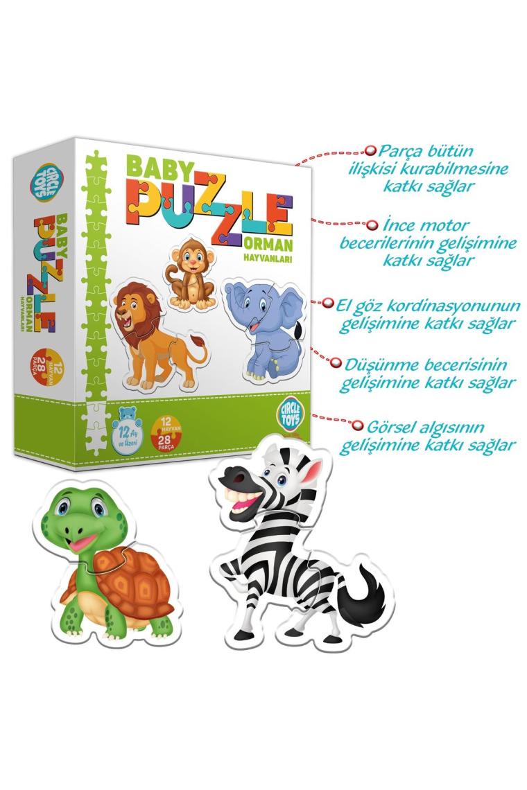 Circle Toys Baby Puzzle Orman Hayvanları