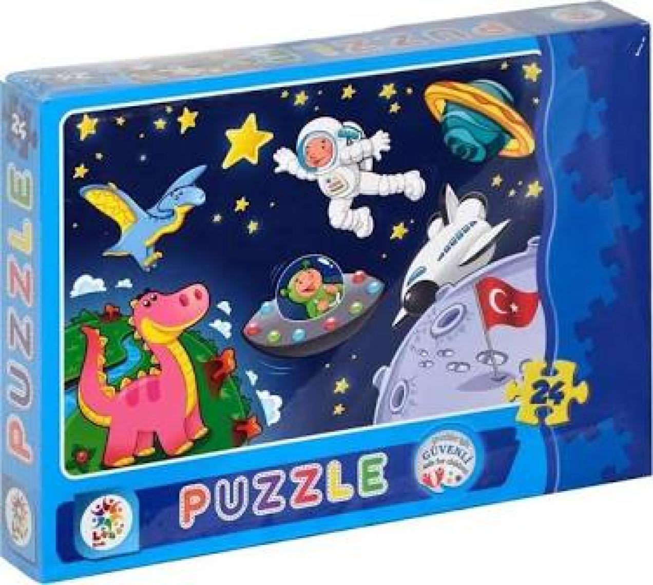 Laço Astronot 24 Parça Çocuk Puzzle
