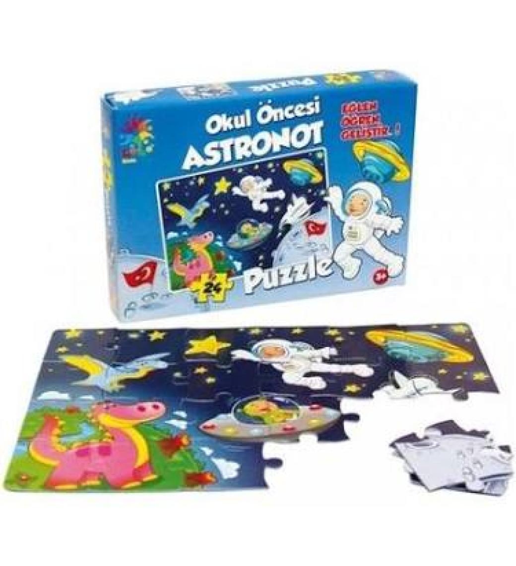 Laço Astronot 24 Parça Çocuk Puzzle