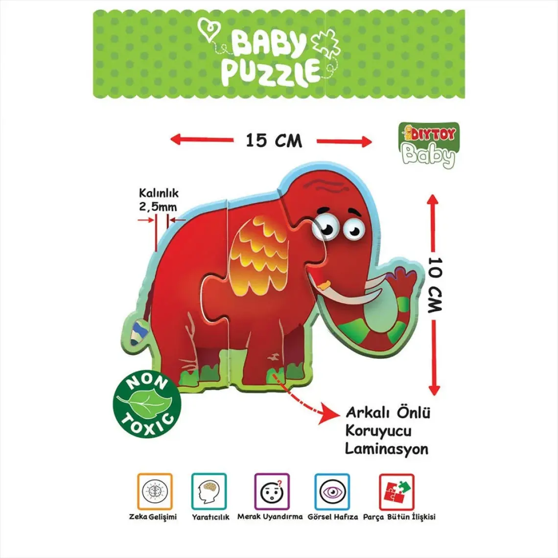 Diytoy Baby Puzzle Orman Hayvanları