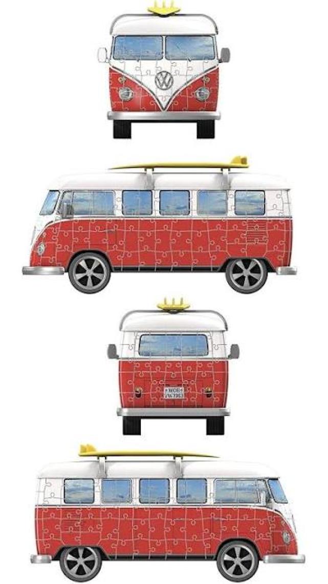 Ravensburger 162 Parça 3 Boyutlu VW Bus Plastik Puzzle