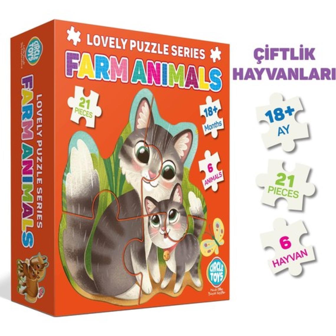 Circle Toys Lovely Puzzle Farm Animals