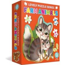 Circle Toys Lovely Puzzle Farm Animals
